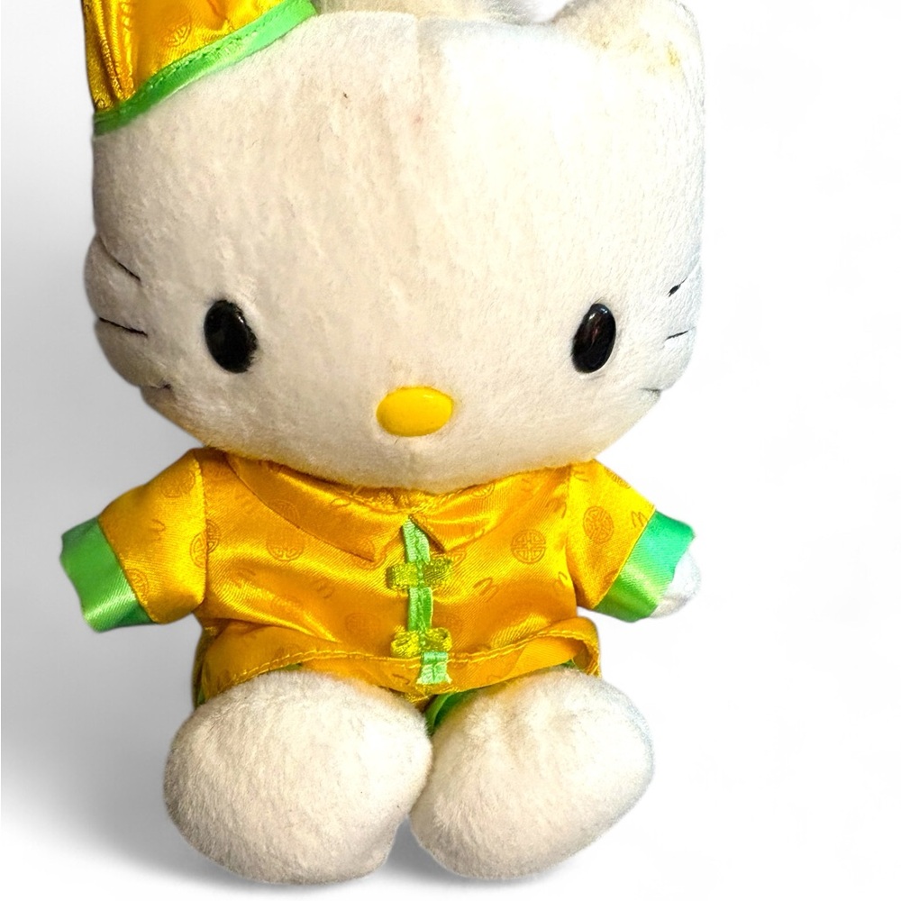 Hello Kitty Yellow and Green Stuffed Animal